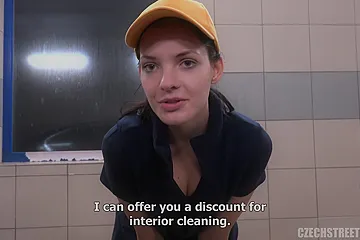 Sexy Washer Got Extra Money - free porn video