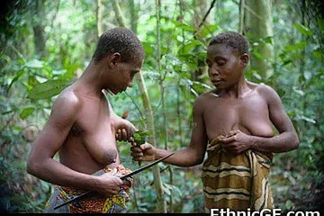 Real Youthful African GFs! - free porn video