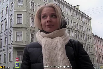 Czech girl picked up on the street - free porn video