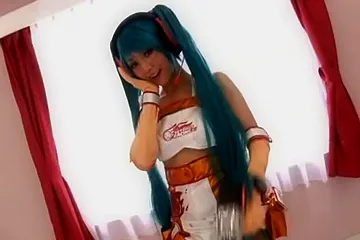 Vocaloid Cosplay - Miku Hatsune - free porn video