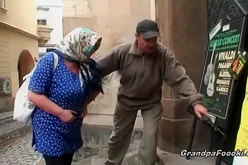 Nasty granny still knows to please a dude - free porn video