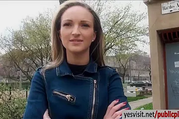 Hot Eurobabe Melanie banged for money - free porn video