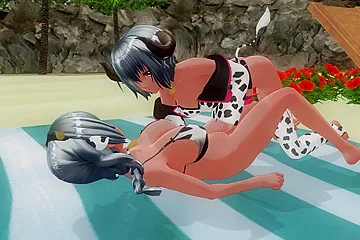 3d Hentai And Hentai 3d In Yuri Cow Girl Fucks Her Girlfriend - free porn video