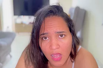 Pov My Stepsister-in-law Begs Me For Cock, She Kneels And I Cum On Her Tits. Latin Vanessa - free porn video