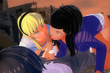 Lois Lane In Supergirl Threesome - Hentai - free porn video