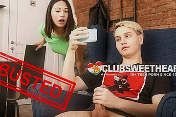 Caught my Boyfriend Watching Porn! by ClubSweethearts - free porn video