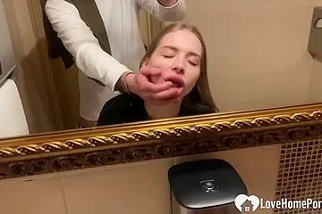 Having Sex In The Public Bathroom Is Fun - free porn video