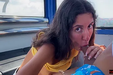 Beauty Sucks Cock On A Ferris Wheel In An Amusement Park 5 Min - free porn video