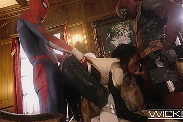 Spider Man And Ana Foxxx In Exotic Adult Clip Cosplay New Just For You - free porn video
