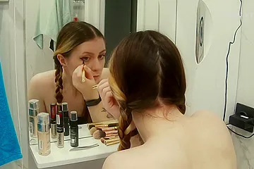Corruption! Bad Boy From School Started To Date With A Nerdy Girl And Turned Her Into A Total Slut! - free porn video