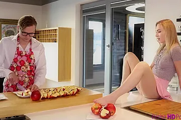 Step Sis Apple Pie - free porn video