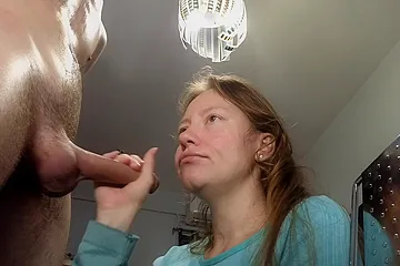 Blowjob With Cum On Face With Cum In Face - free porn video