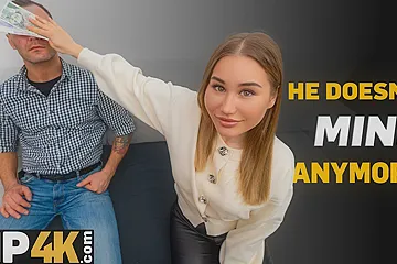 HUNT4K. I closed my BF’s eyes with banknotes and sucked stranger’s cock! I’m not that shy - free porn video