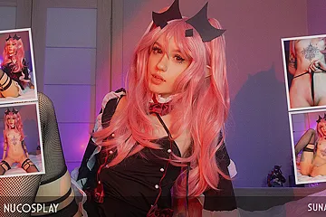Buttplug Sex For Skinny Slutty Vamp Sunako K - NuCosplay - free porn video