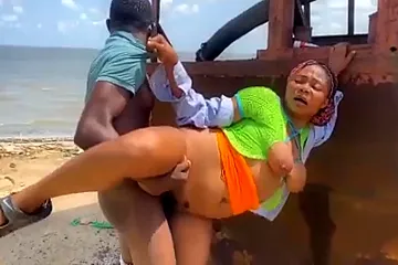 Public Lagos Beach Hardcore Fuck - free porn video