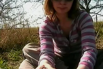 My First Outdoor Hand And Blowjob On Camera - free porn video