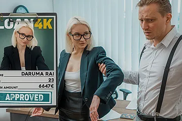 LOAN4K. Slutty Daruma Rai is starting her business with hard anal fuck with a loan manager - free porn video