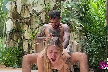 She Got Fucked In The Ass In Her Vacations In Tulum With Sammm Next Door - free porn video