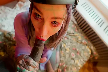Masked, Tattooed Girl Gets Her Ass Pounded And Ends Up With Cum Dripping From Her Pussy With Nikolaz Zpageti And Lily Lu - free porn video