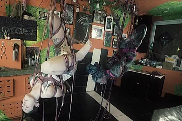 Kinky Life Bdsm Bondage 2 Hot Tattooed Girls Shibari Shop - free porn video
