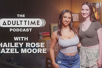 HAILEY ROSE AND HAZEL MOORE - Short Kings Free Use and Coregasms - THE ADULT TIME PODCAST - free porn video