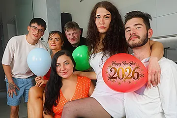 Birthday party ends with hot cummings FamilyScrew - free porn video