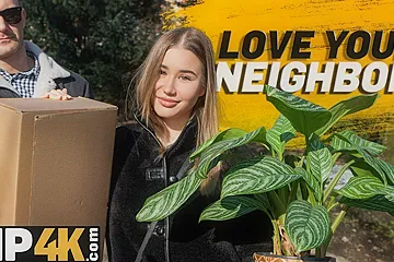 HUNT4K. I’m the sluttiest neighbour and I fuck in front of my BF! So what? - free porn video