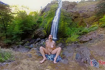 Hot Hiker Goes Solo Toying Her Pussy With Mai Ling - free porn video