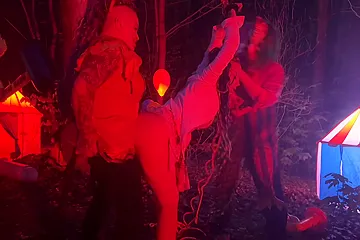 Domina Dark - Freaky Clown Party - free porn video