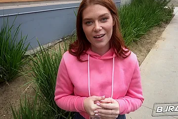 Katerina Deville In Hot Redhead Gets Covered In Cum - free porn video