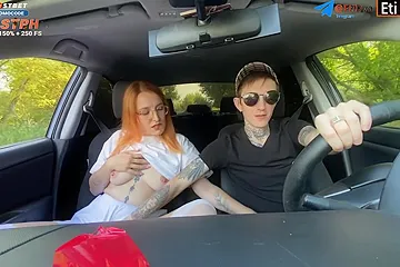 Etidva - Cheated On My Boyfriend With A Stranger Driver, He Fucked Me In The Car - free porn video