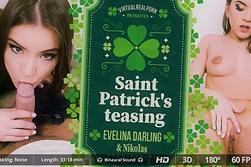 Saint Patrick's teasing - free porn video