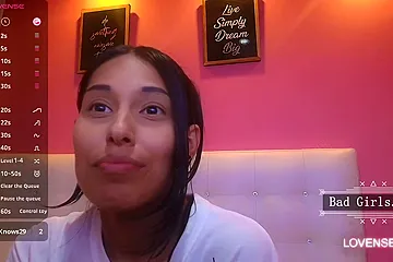 Very cute skinny latina teen sweet natural big tits show - free porn video