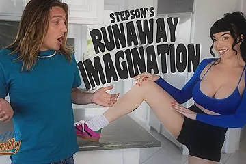 Little Puck And Axel Haze - Stepsons Runaway Imagination - free porn video